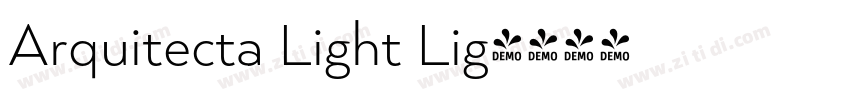 Arquitecta Light Lig字体转换